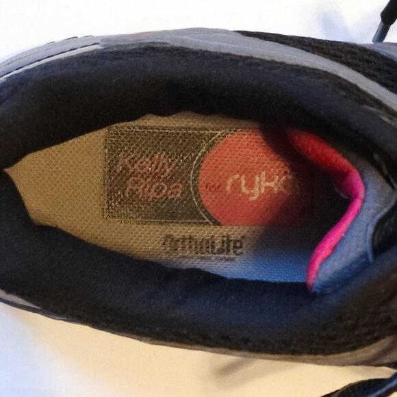 RYKA Trail Exodus Low Sneakers Woman's Sz 8 Kelly Ripa Collection Pink Gray - Picture 2 of 8